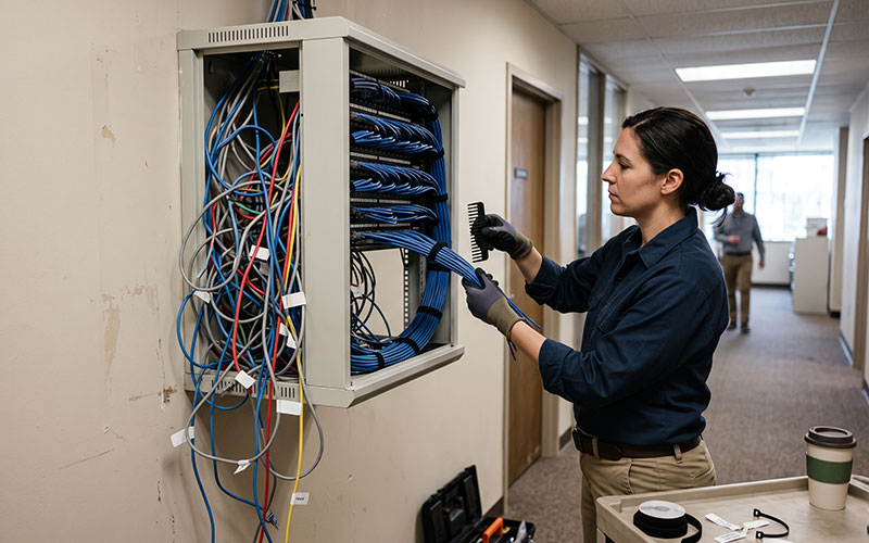 Managed IT transition for a multi site business
