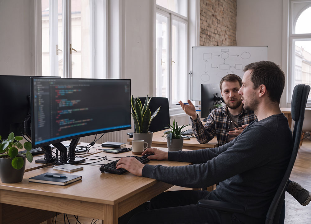 A Data HS engineer working on a client platform